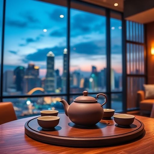 广州天河茶肆内部