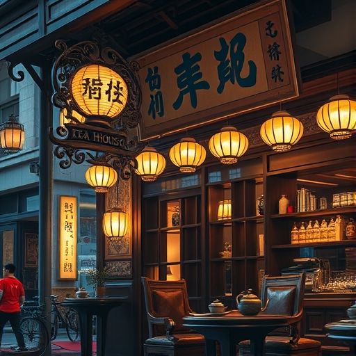 深圳本地茶肆外观