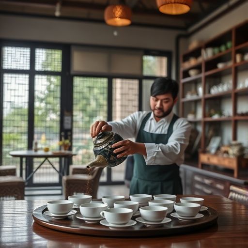 广州天河区茶肆内部