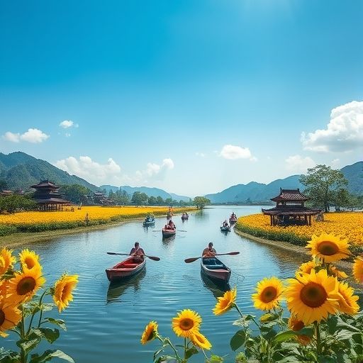 葵花浦历史场景