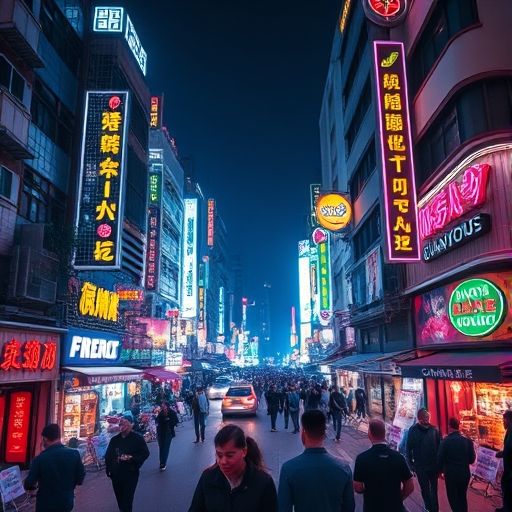 广州夜生活场景