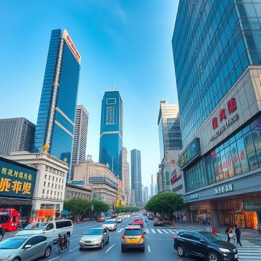 深圳中圈繁华街景