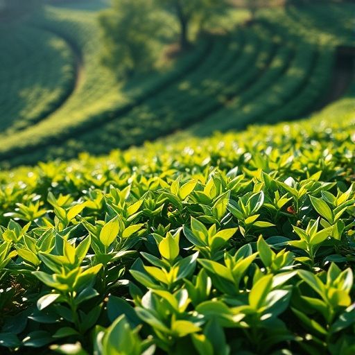 广州茶园新茶采摘场景