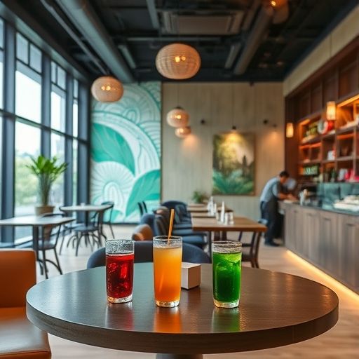 广州现代茶饮店