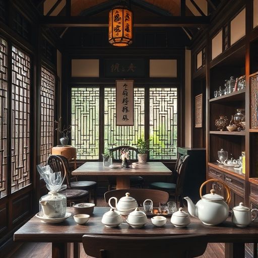 广州茶肆传统装饰