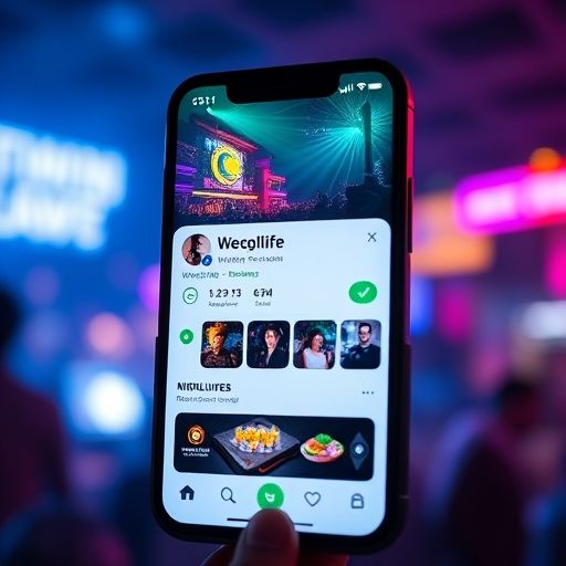 智能手机显示微信公众号