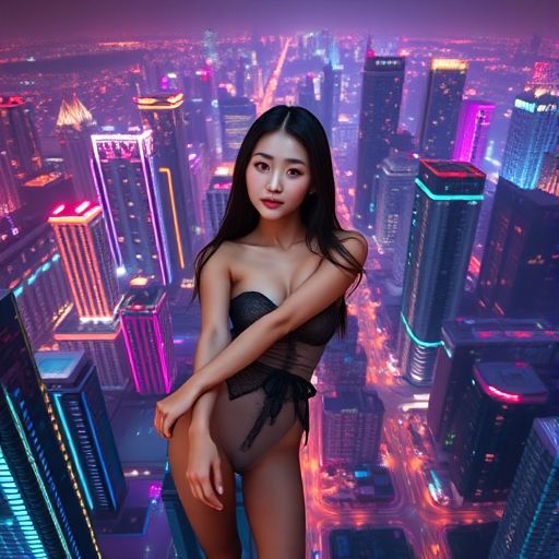 广州天河区夜景