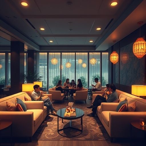 广州98休闲会所休息区