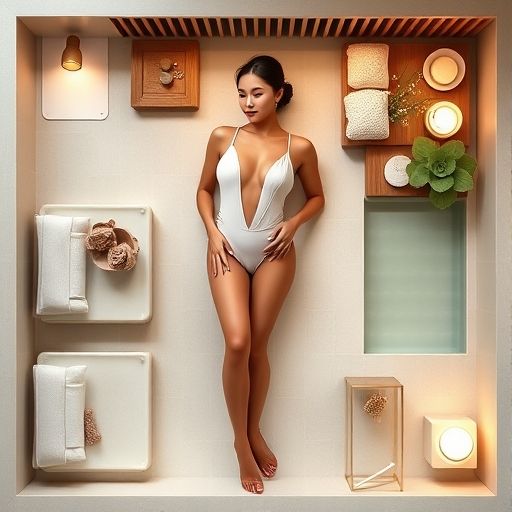 SPA水疗区全景图展示