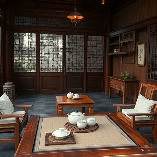 广州茶肆品茶场景