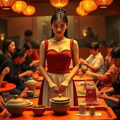 茶艺课程互动瞬间