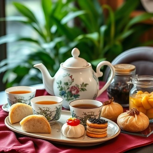 广州外国茶与广式点心搭配