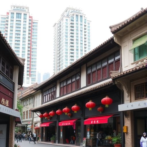 广州中圈传统与现代交融