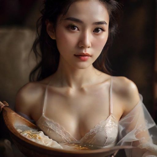 撒满花生米的艇仔粥