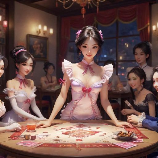 桌游夜的欢乐互动