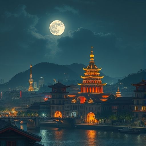 深圳桑拿会所夜间外景展示