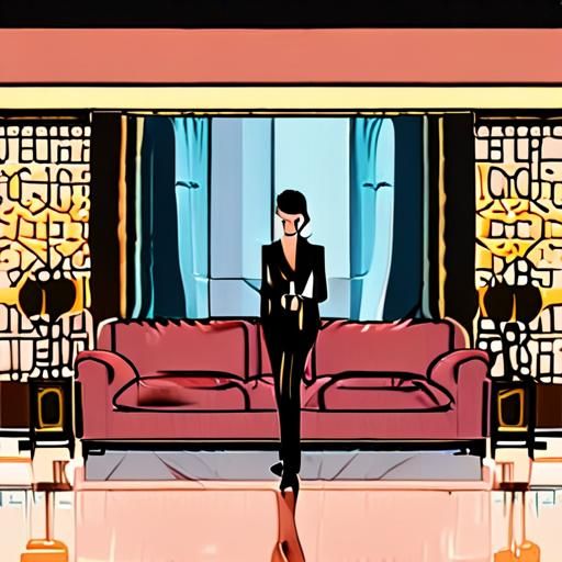 中圈小圈女孩工作场景