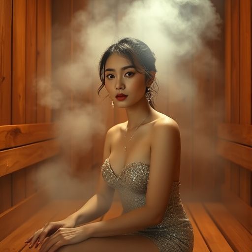 广佛桑拿会所的桑拿房内部