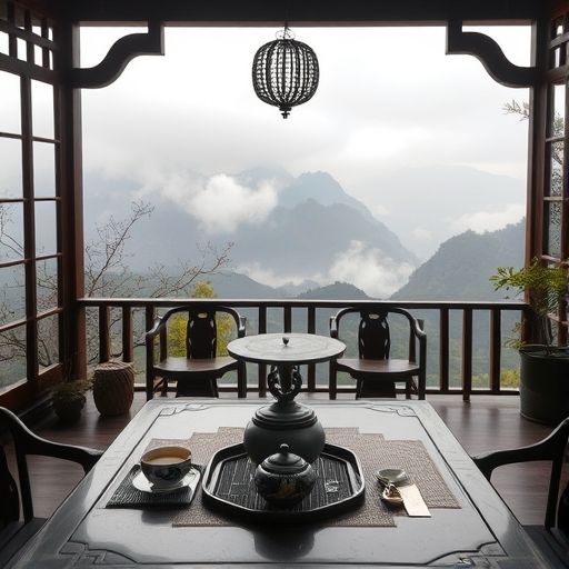 广州白云山脚下茶肆