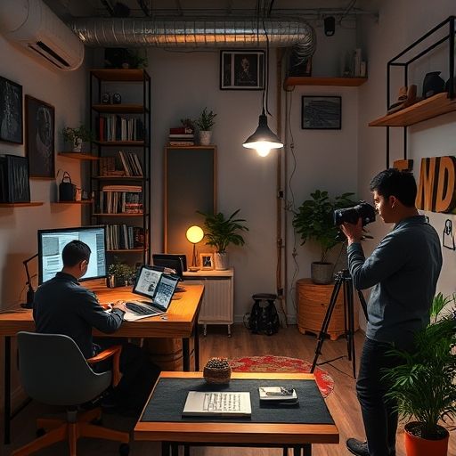 广州工作室工作场景