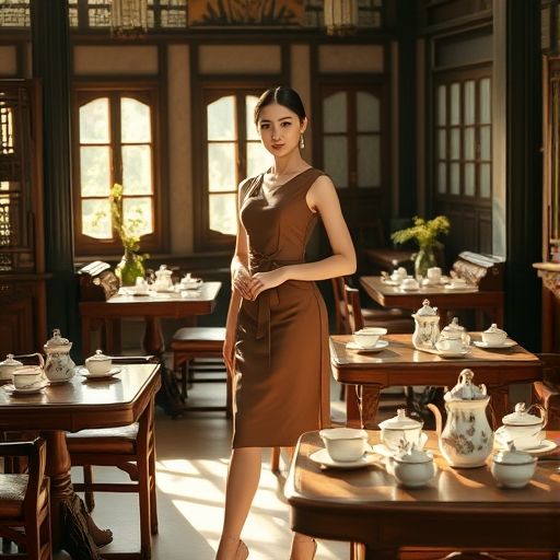 广州高端茶肆内部环境