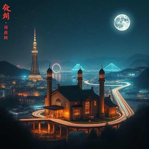 深圳湾夜景