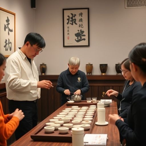 天河茶艺课程现场