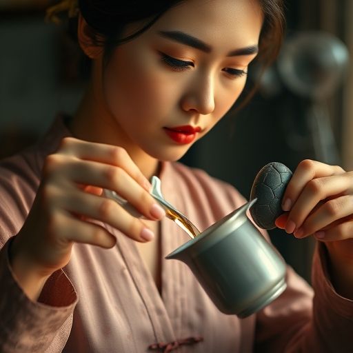 茶艺师优雅泡茶
