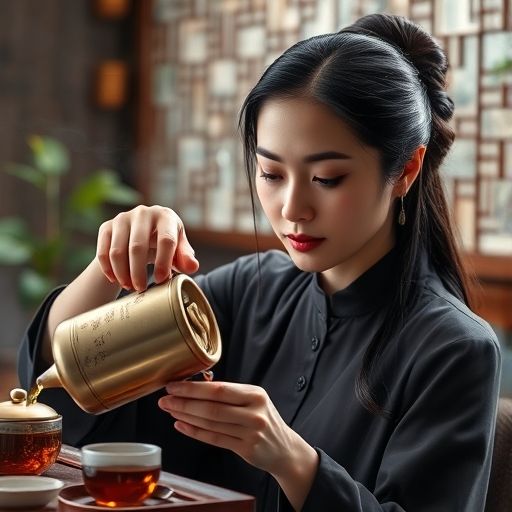 专业茶道表演细节