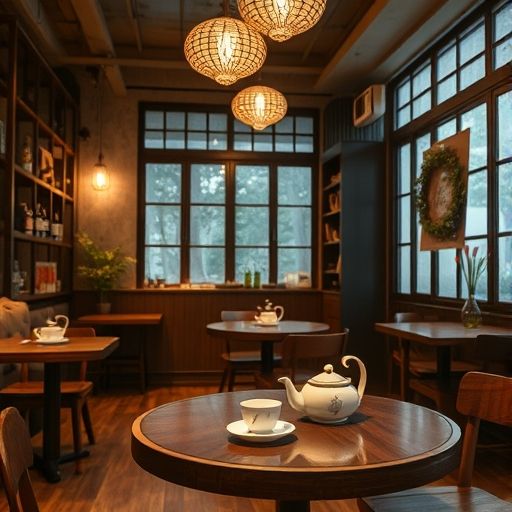 广州天河新茶店内景