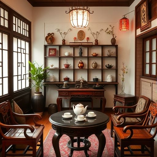 广州喝茶工作室内部