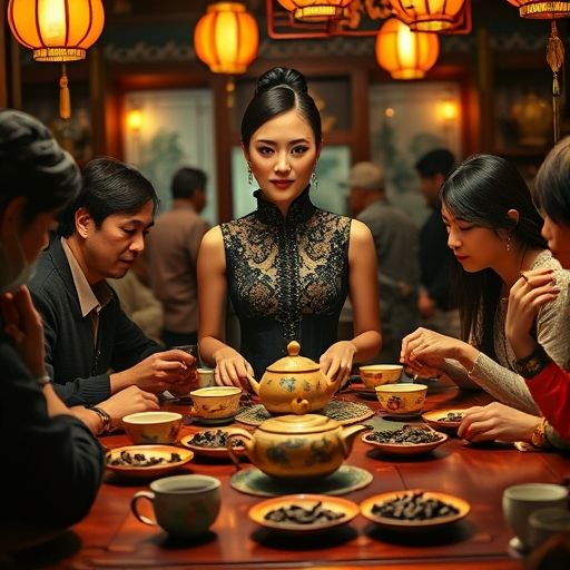 深圳茶友品茶场景