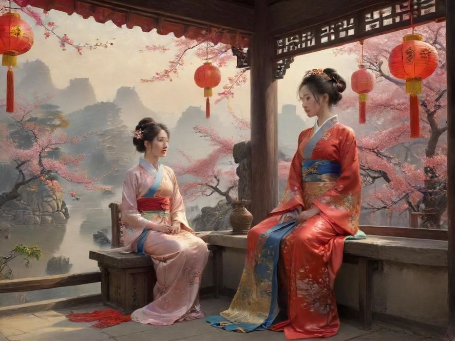 广州一家私密会所的豪华内景,提供专属定制的茶艺体验,环境温馨雅致。