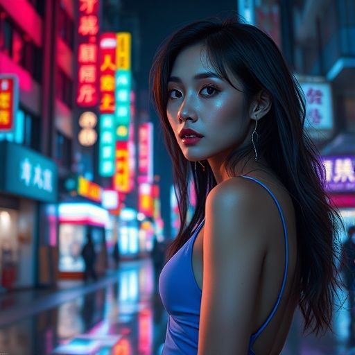 手机屏幕上的聊天界面与广州夜景