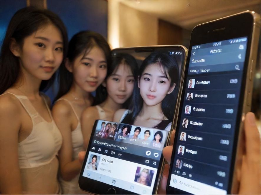 一只手拿着手机，屏幕上显示着ypx一品香论坛的友好界面