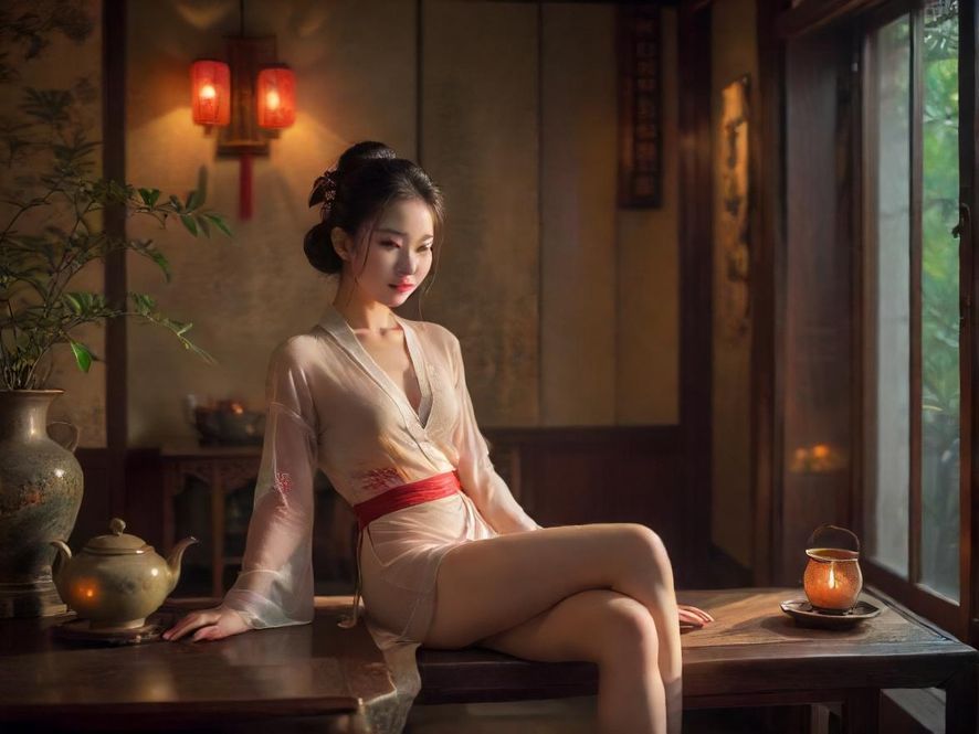 深圳隐秘茶社内部环境展示