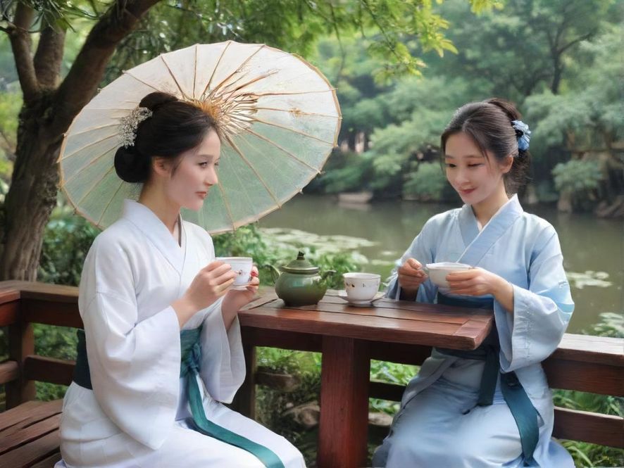 深圳喝茶会所茶艺表演场景