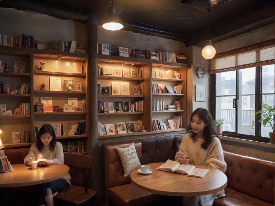 白云区98咖啡厅,展现安静休闲环境