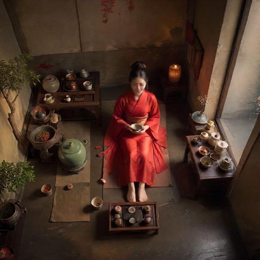 广州茶室约茶场景