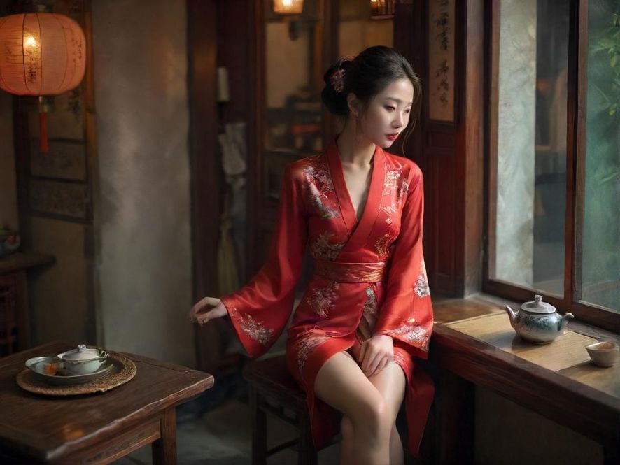 广州隐藏茶社的桑拿汗蒸场景