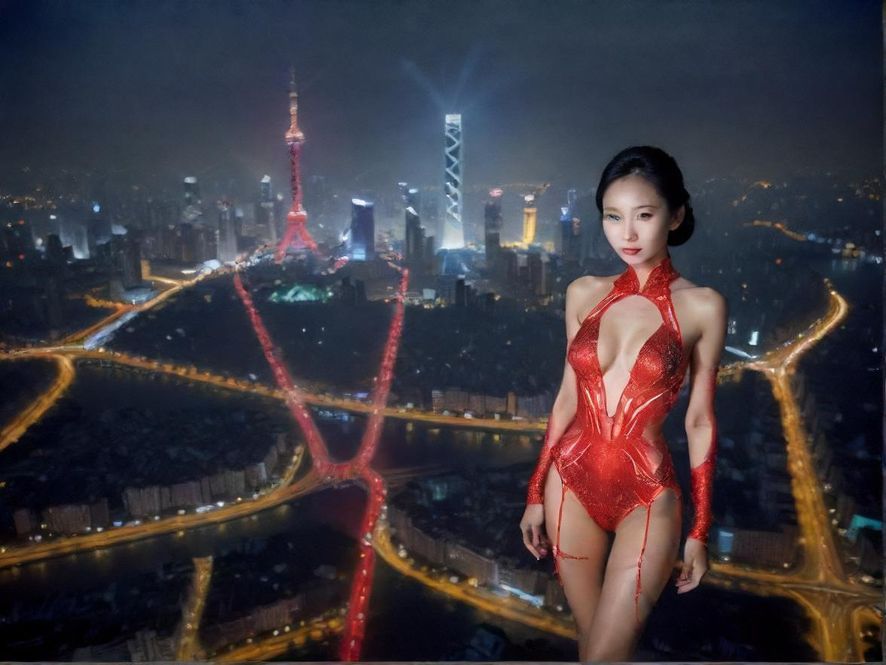 广州白云区夜景