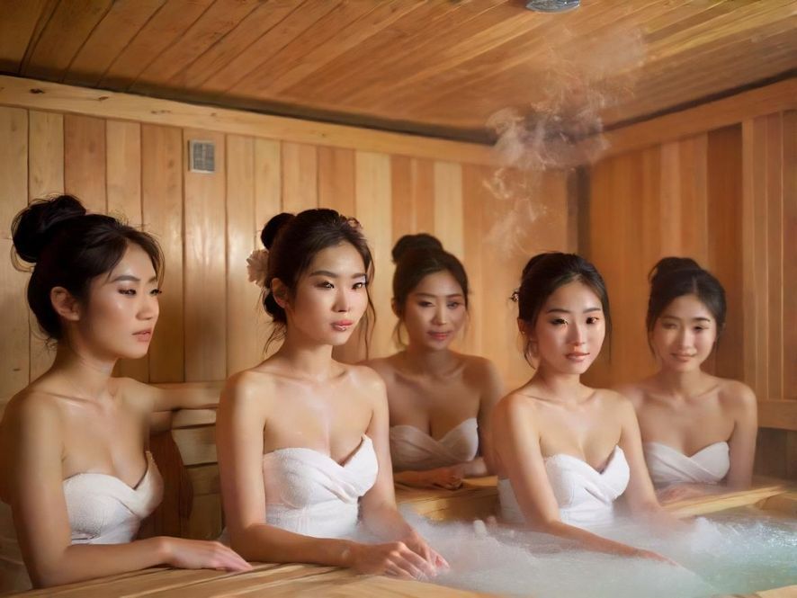 广东桑拿悦来香桑拿房蒸汽氛围实拍