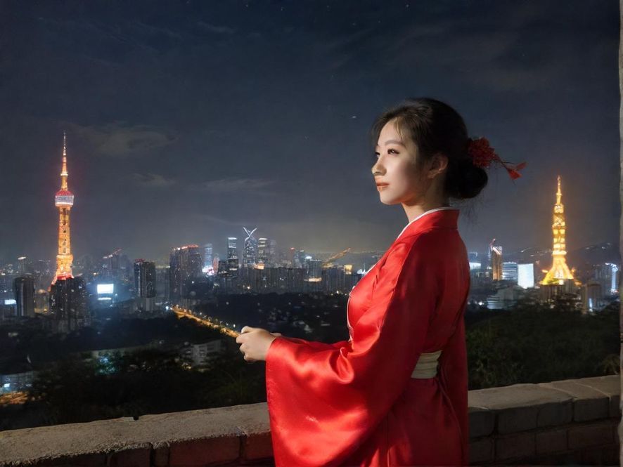 广州夜色下的休闲会所