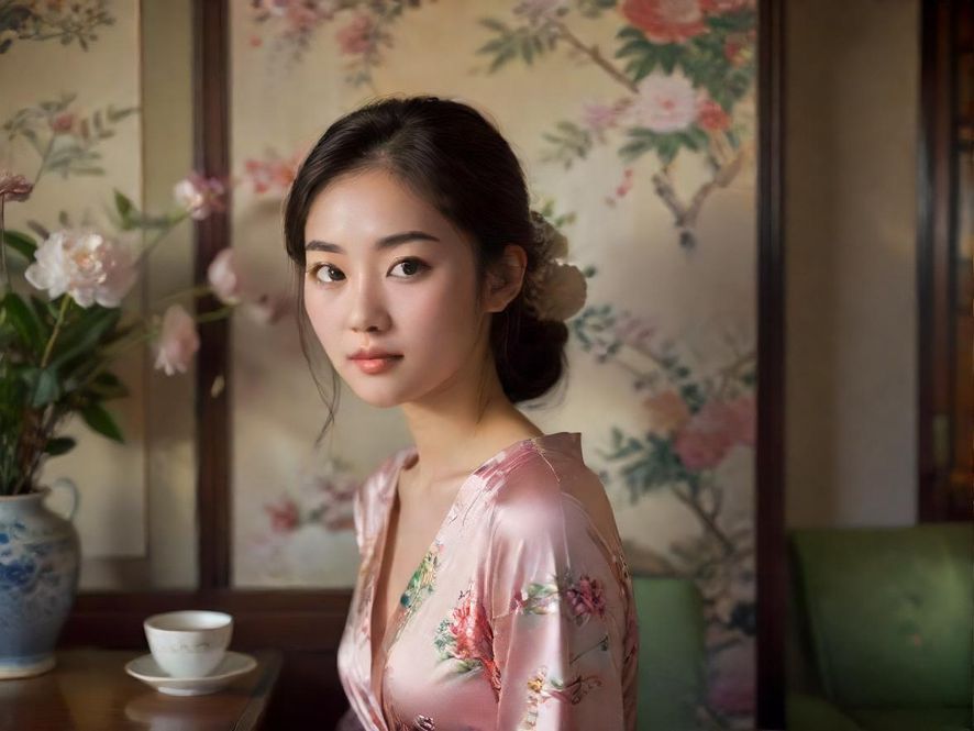 qm白云老师百花丛茶室温馨一角