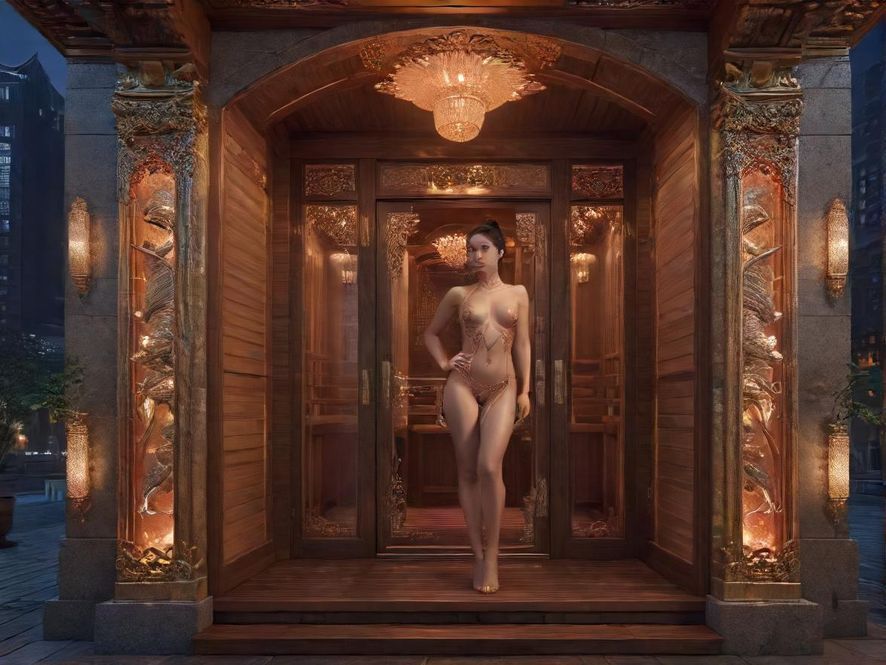 高端桑拿会所入口