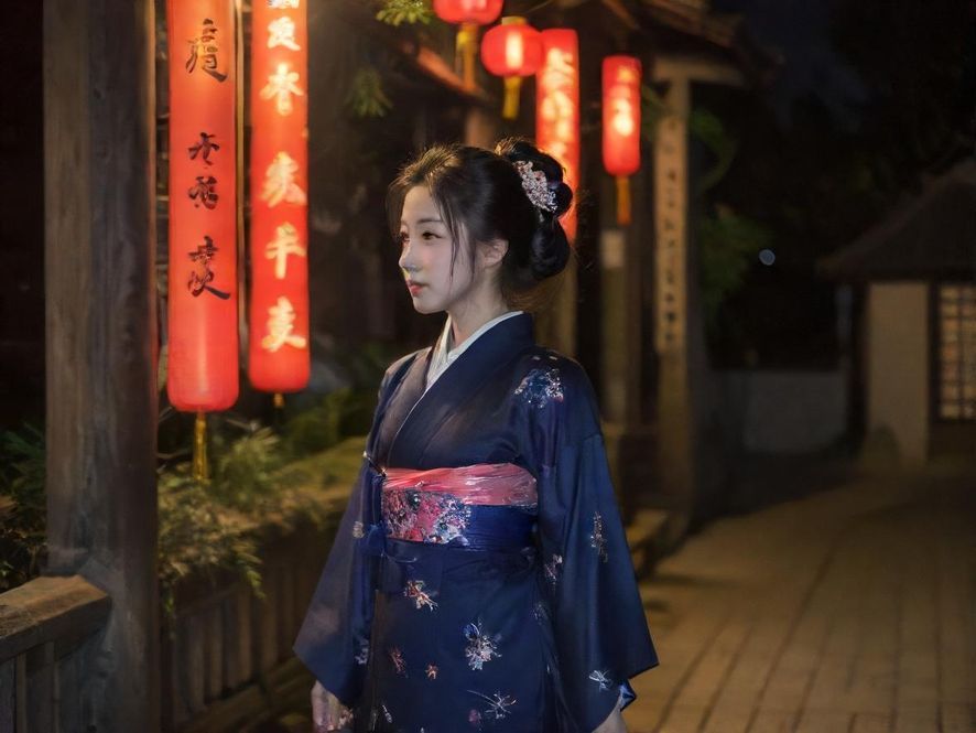 现代桑拿会所的豪华大厅,霓虹灯光营造迷人氛围