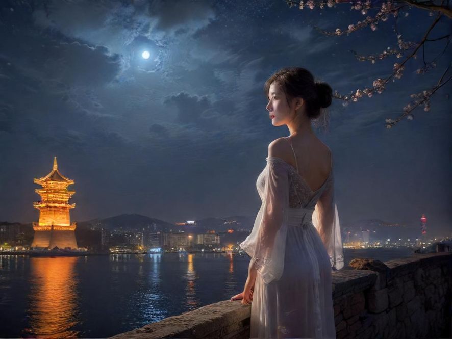 广州一家休闲会所的入口,夜晚灯光璀璨