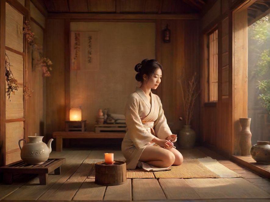 广佛桑拿会所温馨休息区与茶艺表演