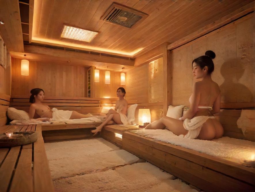 广东桑拿悦来香温馨休息区实景