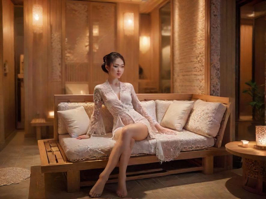 佛山桑拿会所内的休闲区域